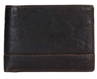 Pánská kožená peněženka Lagen LG-6504 hnědá