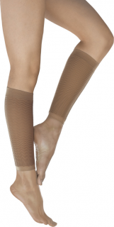 Zdravotní kompresní masážní Solidea Leg - návleky Výběr velikosti: XL, Výběr barvy: NOISETTE