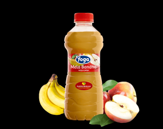 YOGA DŽUS, jablko a banán,1 litr, bez koncentrátu z vlastní šťávy 40% ovoce