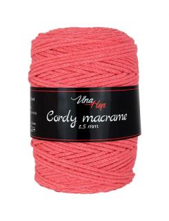 Cordy macrame 2,5 mm - 8006 korálová