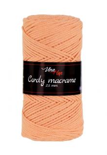 Cordy macrame 2,5 mm - 8011 meruňková