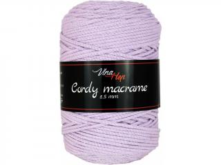 Cordy macrame 2,5 mm - 8051 - světle fialová