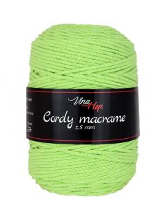 Cordy macrame 2,5 mm - 8145 - světlá zelená