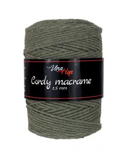 Cordy macrame 2,5 mm - 8164 - khaki