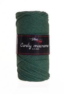 Cordy macrame 2,5 mm - 8421 - zelená