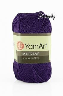 Macrame 167 - tmavá fialová