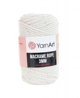 Macrame Rope 751, 3mm - bílá
