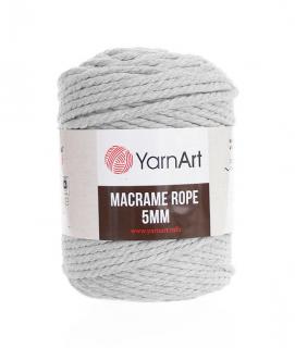 Macrame Rope 756, 5mm - světlá šedá