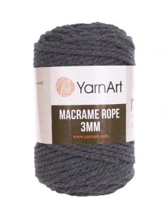 Macrame Rope 758, 3mm - tmavší šedá