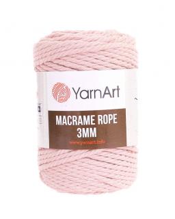 Macrame Rope 762, 3mm - růžová