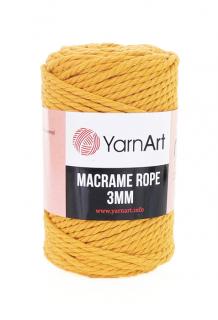 Macrame Rope 764, 3mm - hořčicová