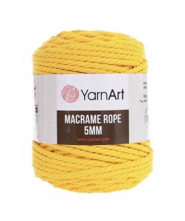Macrame Rope 764, 5mm - žlutá