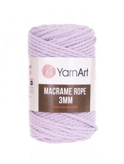 Macrame Rope 765, 3mm - světlá fialová