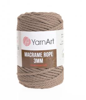 Macrame Rope 768, 3mm - světle hnědá