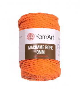 Macrame Rope 770, 3mm – oranžová