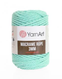 Macrame Rope 775, 3mm - mentolová