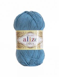 Příze Alize Diva 886 - modrá