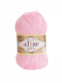 Příze Alize Diva 892 - světlá růžová