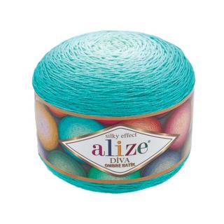 Příze Alize Diva Ombré Batik - 7370 - odstíny tyrkysové