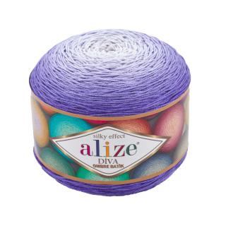 Příze Alize Diva Ombré Batik - 7378 - odstíny jasné fialové