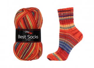 Příze Best Socks 6-fach, 7375