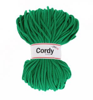 Příze Cordy, 5 mm - zelená