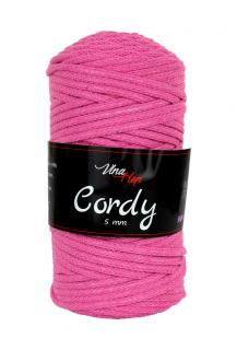 Příze Cordy 8040, 5 mm - sytá růžová