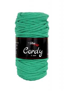Příze Cordy 8042, 5 mm - zelená