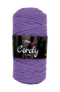 Příze Cordy 8056, 5 mm - fialová
