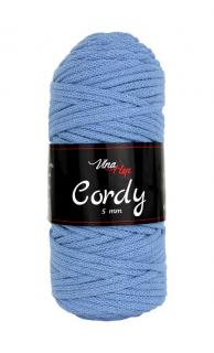 Příze Cordy 8086, 5 mm - modrá