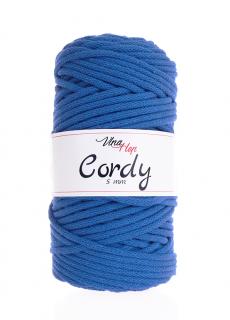 Příze Cordy 8107, 5 mm - královsky modrá