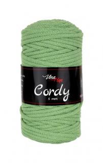 Příze Cordy 8143, 5 mm - zelená