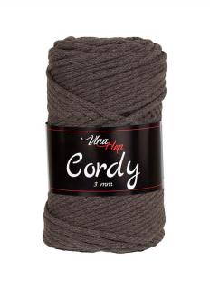Příze Cordy 8224, 3 mm - kávová