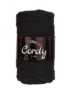 Příze Cordy 8229, 3 mm - čokoládová