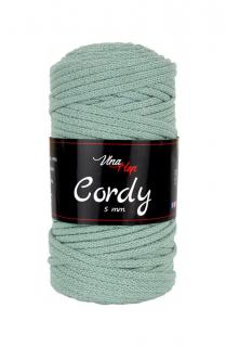 Příze Cordy 8421, 5 mm - mentolově šedá