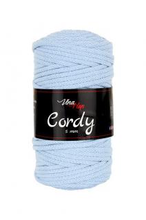 Příze Cordy 8422, 5 mm - světlá modrá