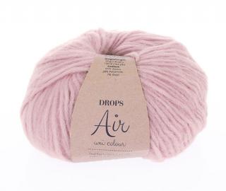 Příze Drops Air uni colour 24 - růžová