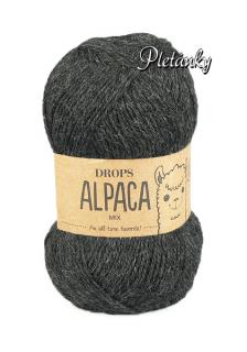 Příze DROPS Alpaca mix 0506 - tmavě šedá