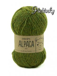 Příze DROPS Alpaca mix 7238 - olivová