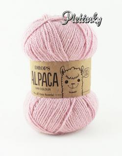 Příze DROPS Alpaca uni colour 3112 - pudrová růžová