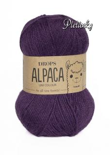 Příze DROPS Alpaca uni colour 4400 - lilek