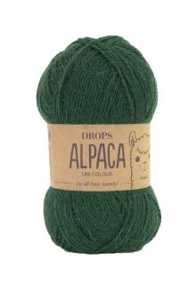 Příze DROPS Alpaca uni colour 9032 - tmavý břečťan