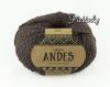 Příze Drops Andes uni colour 5610 - hnědá