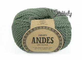 Příze Drops Andes uni colour 7810 - mechová