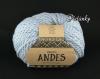 Příze Drops Andes uni colour 8112 - ledová modrá
