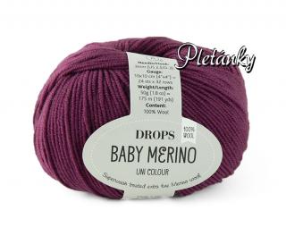 Příze DROPS Baby merino uni color 34 - vřesová