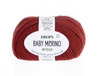 Příze DROPS Baby merino uni color 51 - bordó