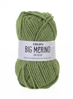 Příze DROPS Big Merino uni color 13 - olivová