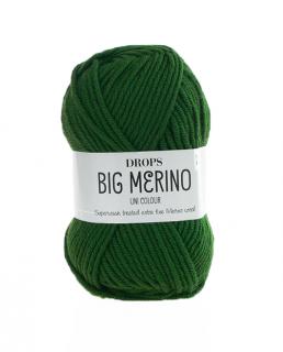 Příze DROPS Big Merino uni color 14 - zelená