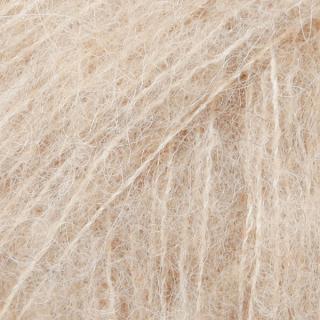 Příze DROPS Brushed Alpaca Silk 04 – světlá béžová